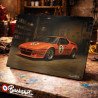 Plaque métallique publicitaire – Illustration BMW M1 1978 – Garage Vintage – Buckshot