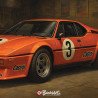 BMW M1 1978 – Plaque Métal Garage Vintage | Buckshot