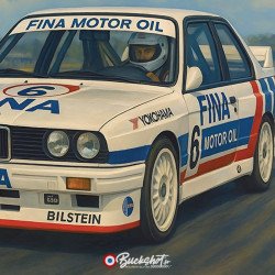 BMW M3 E30 1987 – Plaque Métal Racing Circuit | Buckshot