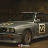 BMW M3 E30 1987 – Plaque Métal Garage Vintage | Buckshot