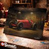 Plaque métallique publicitaire – Illustration Bugatti Type 35B 1927 – Garage Vintage – Buckshot