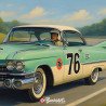 Cadillac Eldorado 1959 – Plaque Métal Racing Circuit | Buckshot