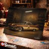 Plaque métallique publicitaire – Illustration Cadillac Eldorado 1959 – Garage Vintage – Buckshot