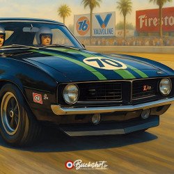 Chevrolet Camaro Z28 – Plaque Métal Racing | Buckshot