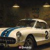 Chevrolet Corvette C1 – Plaque Métal Vintage | Buckshot