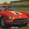 Chevrolet Corvette C1 – Plaque Métal Racing | Buckshot