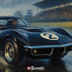 Chevrolet Corvette Stingray C3 – Plaque Métal Racing | Buckshot