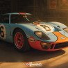 Ford GT40 – Plaque Métal Vintage | Buckshot