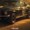 Ford Mustang Fastback – Plaque Métal Vintage | Buckshot
