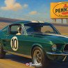 Ford Mustang Fastback – Plaque Métal Racing | Buckshot