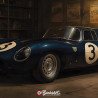 Jaguar Type E Lightweight – Plaque Métal Vintage | Buckshot