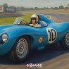 Jaguar Type D Le Mans – Plaque Métal Racing | Buckshot