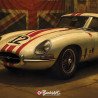 Jaguar Type E – Plaque Métal Vintage | Buckshot