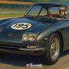 Lamborghini 400 GT Interim – Plaque Métal Racing | Buckshot