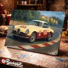 Plaque métallique publicitaire – Illustration Alfa Romeo 1900 CSS Berlinetta – Course sur circuit – Buckshot