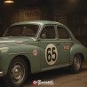 Plaque métal Peugeot 203 1955 Vintage | Buckshot