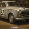 Plaque métal Peugeot 403 1960 Vintage | Buckshot
