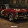 Plaque métal Pontiac Tempest Hardtop 1964 Vintage | Buckshot