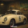 Plaque métal Porsche 356 Coupé 1952 Vintage | Buckshot