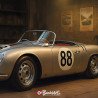 Plaque métal Porsche 550 Spyder 1957 Vintage | Buckshot