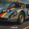 Plaque métal Porsche 904 Carrera GTS 1963 Racing | Buckshot