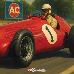 Plaque Métal Alfa Romeo 158 Alfetta 1940 Racing | Buckshot