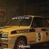 Plaque métal Renault 5 Turbo 1980 Vintage | Buckshot