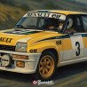 Plaque métal Renault 5 Turbo 1980 Racing | Buckshot