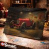 Plaque métallique publicitaire – Illustration Alfa Romeo P2 1929 – Garage Vintage – Buckshot