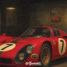 Alfa Romeo Tipo 33 1969 – Plaque Métal Garage | Buckshot