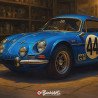 Alpine A110 1962 – Plaque Métal Garage Vintage | Buckshot