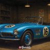 BMW 507 Roadster 1957 – Plaque Métal Vintage | Buckshot